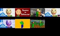 Mix of 8 videos from youtube : All Baldi’s Basics Song- Basics in Behavior