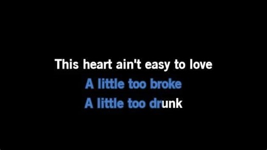 Karaoke Easy to Love - Dustin Lynch - CDG, MP4, KFN - Karaoke Version