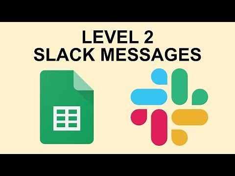Send Slack messages with Google Sheets