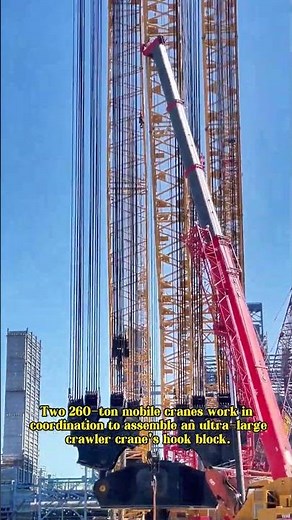 Tandem Crane Operation: Heavy Lifting Assistance