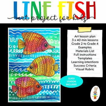 Line Fish - Elements of Art Lesson Plan