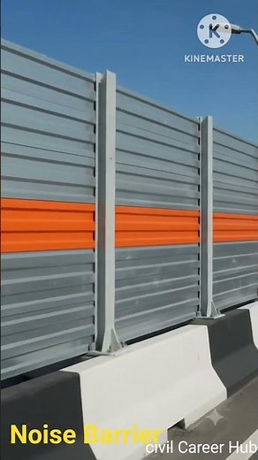 Noise Barrier | Sound Barrier #reels #construction #noisebarrier #highwayconstruction #viralvideo