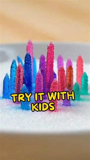 The fizzing reaction will erupt up through the spikes, making them look like exploding fireworks surrounded by colorful foam! | Hello Quick recipes