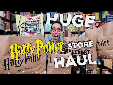 HUGE Harry Potter New York Store Merchandise Haul