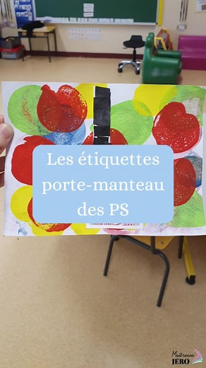 Créer des étiquettes porte-manteau colorées pour les enfants