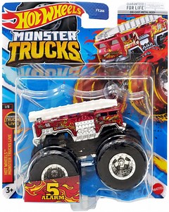 Hot Wheels Monster Trucks LIVE 5 Alarm Diecast Car (2023)