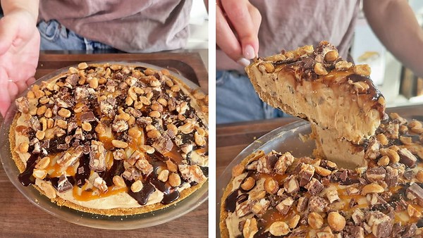 How to Make Snickers Pie