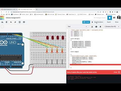 Arduino - blink 4 LEDs