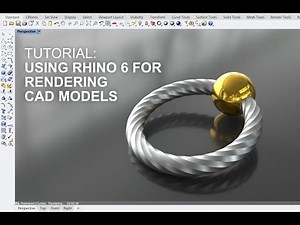 Tutorial: Using Rhino 6 for rendering CAD Models
