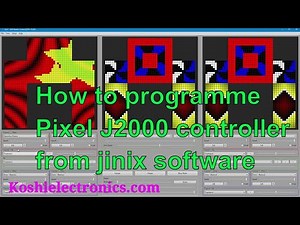 how to Program J2000 pixel led controller