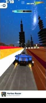 Futuristic Hover Car Racing - Intense Cyber City Track Gameplay