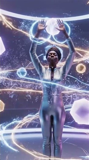 Futuristic Energy Control | Satisfying Glowing Shapes Animation 🔮✨”