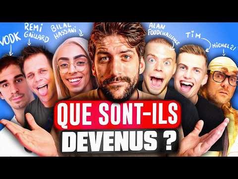 WHAT HAPPENED TO THESE YOUTUBERS? (Rémi Gaillard, Bilal Hassani, Alan Foodchallenge...)