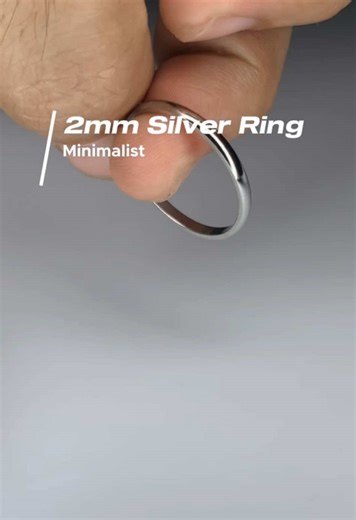 Stylish 2mm Silver Ring Looks for All