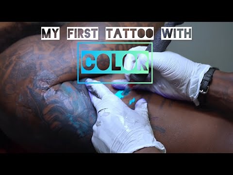 My First Tattoo with COLOR: Colored Tattoos on Dark Skin Tones