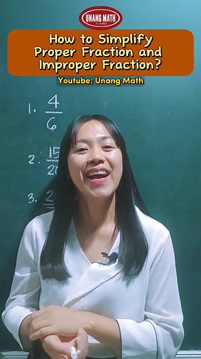 55K views · 1.1K reactions | Simplifying Proper Fraction and Improper Fraction #math #fraction #mathtutor #mathtutorial | Unang Math | Facebook