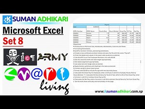 Excel Payroll Worksheet: Step-by-Step Guide to Creating and Formatting | Excel Tutorial
