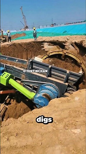 Amazing Tunnel Boring Machine | Powerful Pipe Jacking Technology for Underground Construction