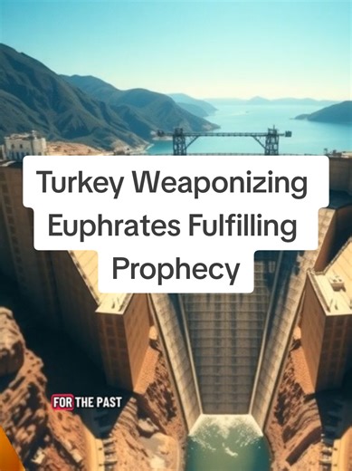 Turkey Weaponizing Euphrates Fulfilling Prophecy. Turkey signed UN agreement 1987 promising 500 cubic meters per second Euphrates water to Syria. Two years Turkey violated agreement withheld water. Euphrates Dam Syria at 297.75 meters, dead level 296 meters, within one meter total collapse. Cholera outbreaks 2022 contaminated water. Ancient tombs exposed water so low. Revelation 16:12 says Euphrates dried prepare way kings from east. Turkey using water political weapon but result identical proph
