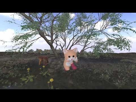 Stylized cat - 3D model ready for game use - Breakdance