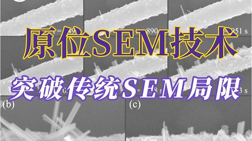 原位 SEM 技术：突破传统 SEM 局限！——材料表征SEM测试（扫描电镜）基础知识