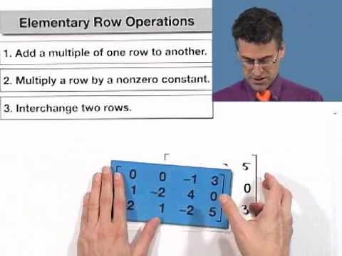 Elementary Row Operations