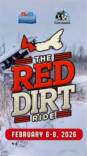 Red Dirt Ride is back, February 6–8. Join us for a winter ATV weekend in West Prince built around great riding, good food, and even better company. What the weekend includes: 🏍️ Two days of guided ATV trail rides 🛏️ Two nights at Briarwood Coastal Cottages & Lodge 🍽️ Dinner and evening entertainment both nights 🎁 Prizes throughout the weekend 🔥 A relaxed, welcoming atmosphere from start to finish Heads up: Briarwood has a limited number of rooms reserved for Red Dirt Ride weekend, and avail