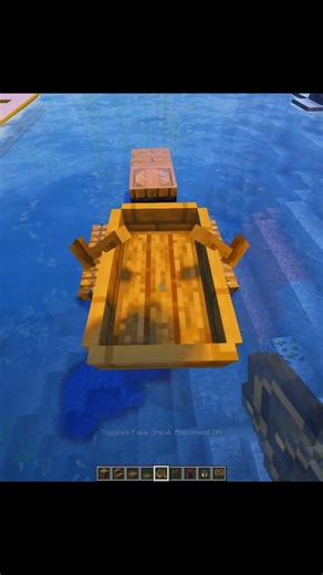 Minecraft Mini Fishing Boat 🤯(Matadora) #minecraft #shorts