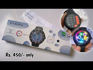 V16 Pro smartwatch Unboxing and review|v16 pro smart watch connect to phone