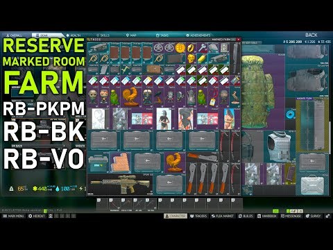 ESCAPE FROM TARKOV - Reserve Marked Rooms Farm - EP71 - LVL48