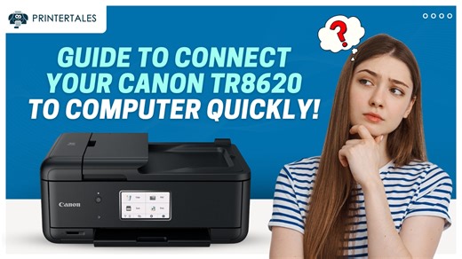 How to Connect Canon TR8620 to Computer? | Printer Tales https://youtu.be/7sO4RQi0czQ #canon #printer #canonprinter #connect #computer #printertales #printercanon #canonprinters #printers #canonpixma #wirelessprinter | Printer Tales | Facebook