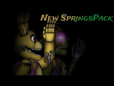 [FNAF/DC2]New Springs Pack By Nikita Sliz. (Animation Test + Download)