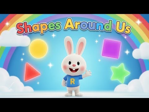 Learn Shapes with Rony 🐰 | Fun Educational Song for Kids