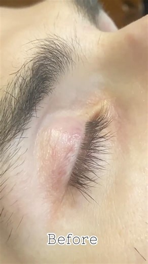 What Do Eyelash Extensions Look Like On A Man? 🫶 #beforeandafter #pridemakeup #lashes #beauty
