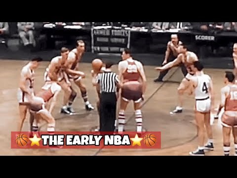 Early NBA Footage With Narration ⭐️ [In 4K Color, High Resolution]