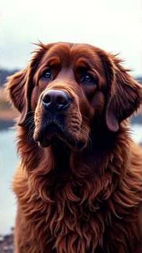 A large and kind Newfoundland dog #shorts