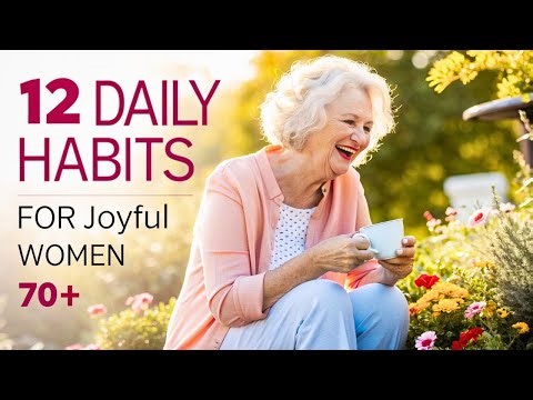 🌸 12 Daily Habits of Joyful Women Over 70 ✨ Tips from a Cheerful Senior 👵💖