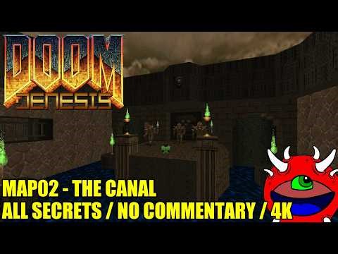 Doom 2 Jenesis: the Legacyquel - MAP02 The Canal - 100% Secrets No Commentary
