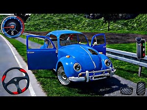 Classic Volkswagen Beetle Realistic City Drive | Streetpro Car Driving Game | Android Gameplay