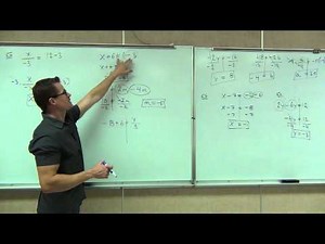 Prealgebra Lecture 3.2 Part 2