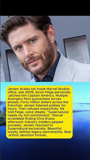: Jensen Ackles Was Offered Captain America Before Chris Evans—Marvel's Hidden Pursuit Stunned Fans