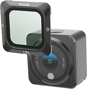 TELESIN CPL Filter for DJI Action 2 - Compatible Accessory, CPL/ND8/ND16/ND32 Set