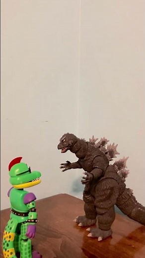 Godzilla 1964 vs Monty #fnaf #godzilla