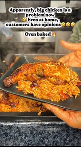 You’re the cook, server, and still getting customer complaints 🤣 Oven baked rice served hot #goviral #family #fypシ゚viralシ #fbreelsfypシ゚ #fypシ゚ #cooking #momlife #fblifestyle | UchechiEjike