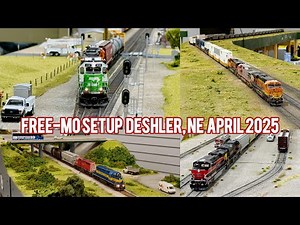 2025 Deshler, NE HO Scale Free-MO Setup Spring Creek Model Trains