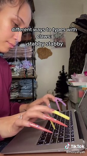 Tips for Typing with Long Nails