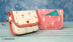 Handmade CUTE SNAP POUCH: Practical and Stylish Sewing Tutorial!