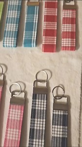 Palaka Key Fob: Hawaiian Plaid Fabric Keychain Wristlet - Etsy