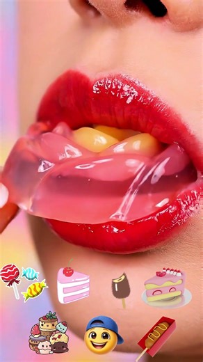 ASMR Mouth Eating 🍭 Satisfying Sounds #41