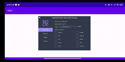 Android ImGui Demo